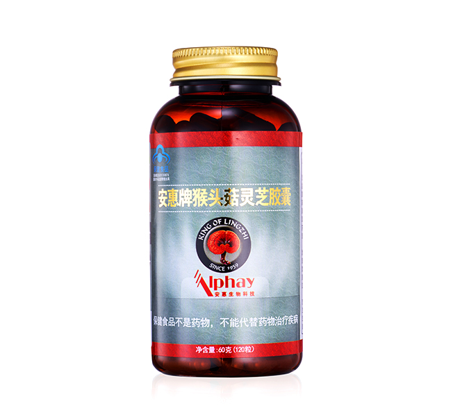 乐虎-lehu牌猴头菇灵芝胶囊